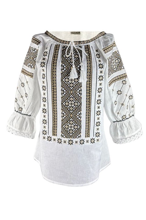 Bluza dama RA25 alb/bej, marimea L
