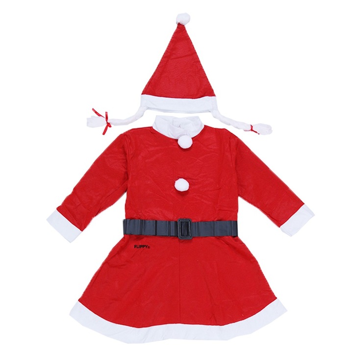 Costum Craciunita By Fitilomania Fata, 4-6 ani, 3 piese, Polar