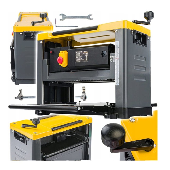 Aparat pentru rindeluit stationar, abric, putere 2000 W, Powermat