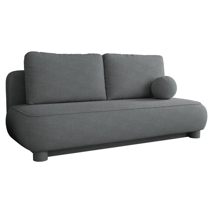 Canapea Veksana, MIRJAN 24, gri inchis, 96x96x209 cm