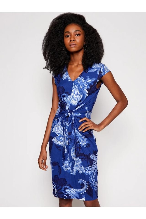 Rochie Desigual 21SWVKB2, Albastru, L