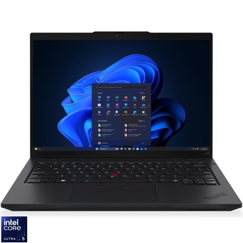 Laptop Lenovo ThinkPad L14 Gen 6 cu procesor Intel Core Ultra 5 225U pana la 4.8GHz, 14" WUXGA , IPS, 16GB DDR5 RAM, 512GB SSD, Intel Graphics, Windows 11 Pro, Black, 3y on-site Premium Care