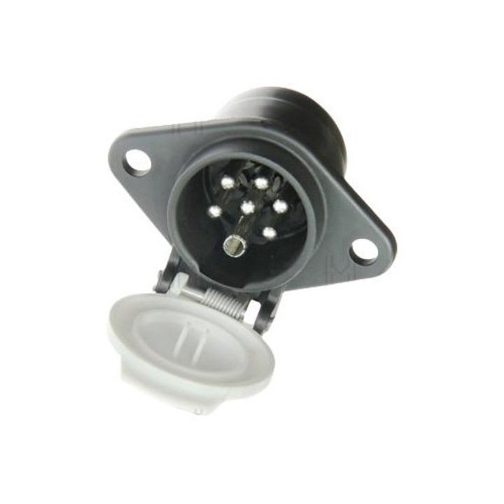 Priza auto 7 pini MVM EPS017, tip S, 24V, plastic