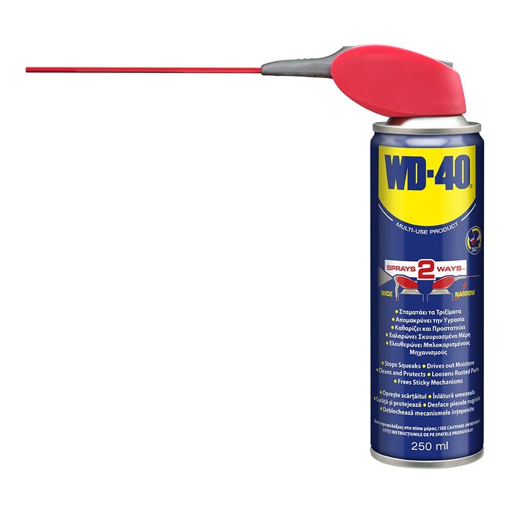 Lubrifiant multifunctional WD-40 Smart Straw, 250 ml, cod 780023