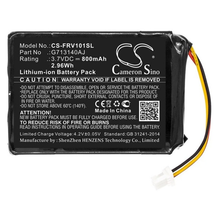 Cameron sino li-ion akkumulátor, 3.7v, 800mAh, kompatibilis flir g713140aj kompatibilis-vel