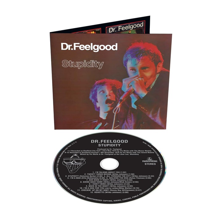CD Dr. Feelgood - Stupidity (Live), WARNER, Remasterizat 2025