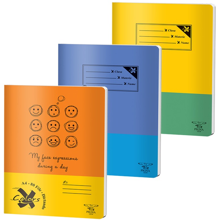 Caiet A4 80 File Dictando Basic Pigna