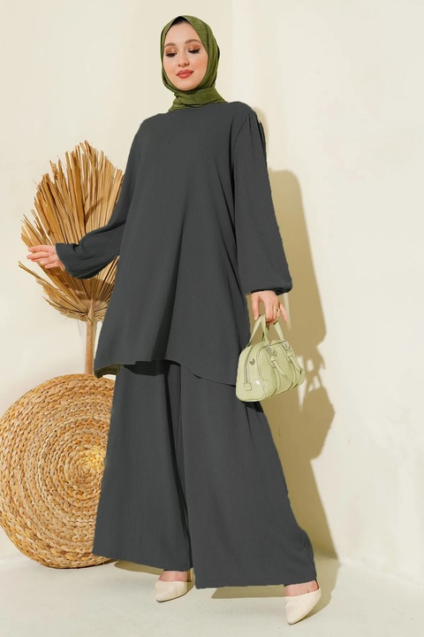 Compleu dama HiCCUP BDART, poliester-lycra, gri