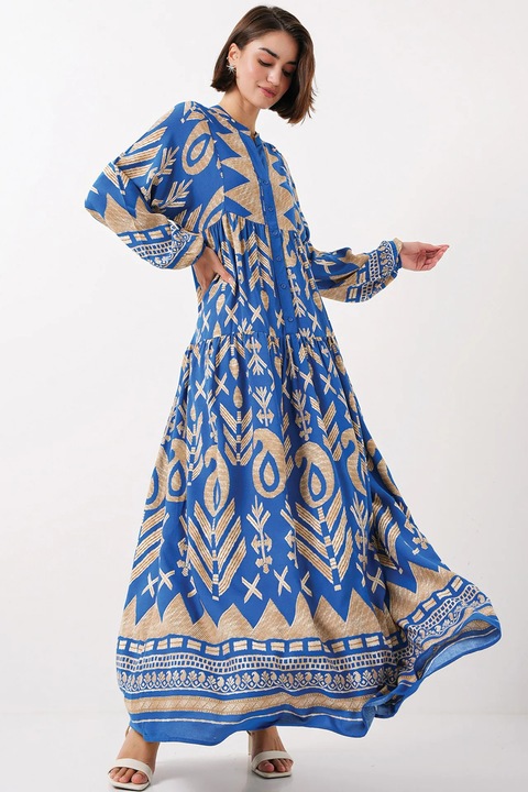 Maxi ruha, HiCCUP, viszkoz, Kék