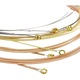 Set de 6 corzi pentru chitara acustica, Elixir, 10-47, metal, auriu