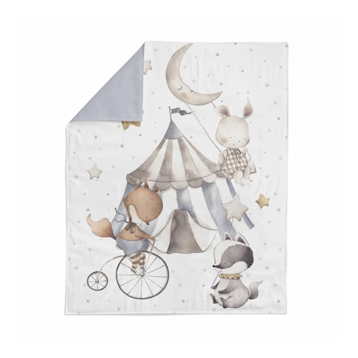 Material textil, Panou de bumbac 75x100 cm Circul de noapte, bumbac 100%