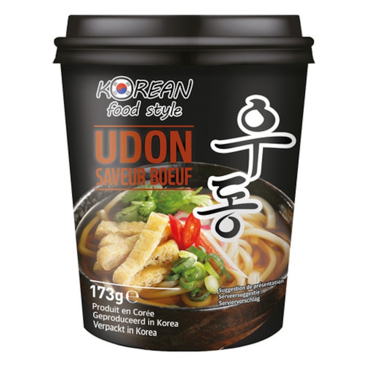Taitei Udon in stil coreean, pre-gatiti cu aroma de Vita