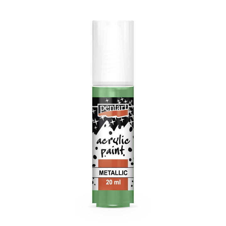 Pentart metál akrilfesték 20 ml zöld