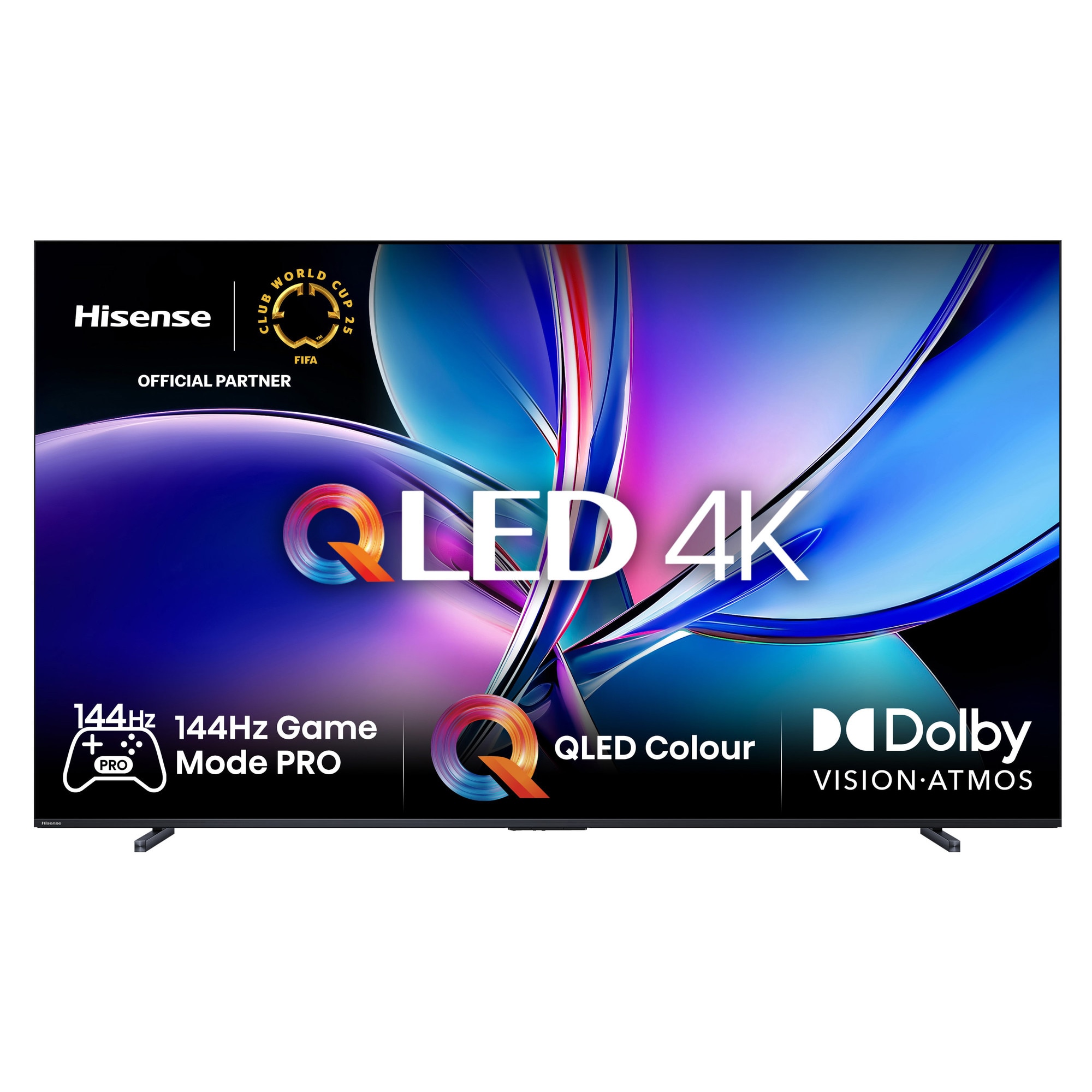 Televizor Hisense, 100'' E7Q PRO, QLED Smart, FALD, 144Hz, 5000:1, Quantum Dot, Dolby Vision, Vidaa, ADS, Negru 100E7Q_PRO