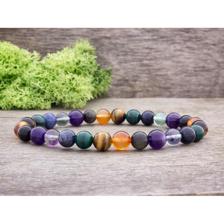 Минерална гривна с чакри