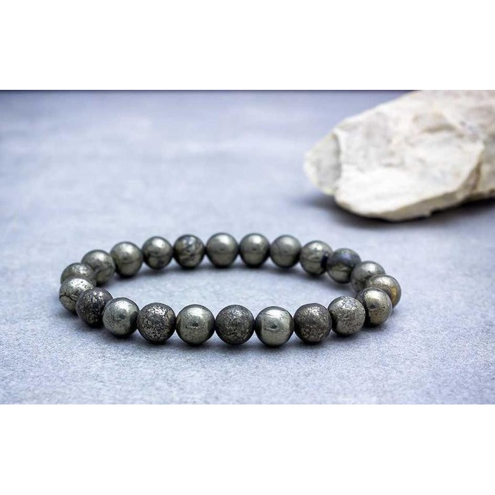 Гривна с минерал пирит „Силата на пробуждането“