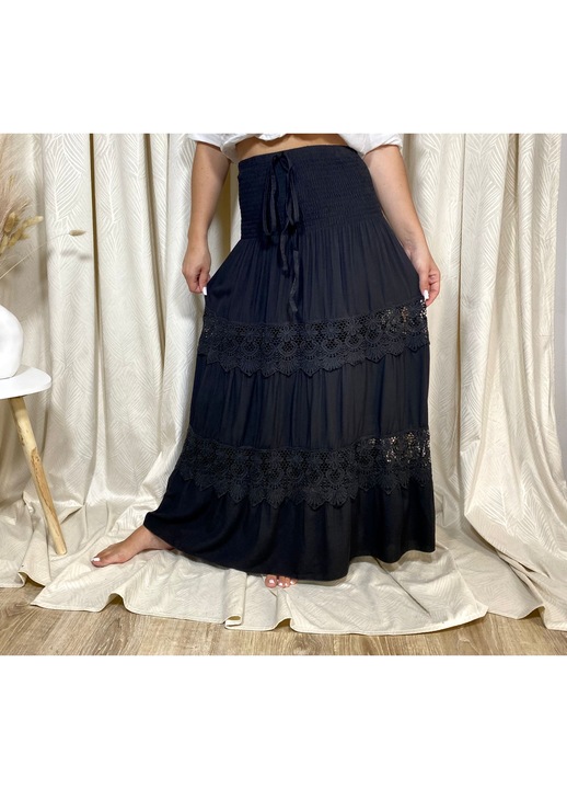 Дълга пола Intisimo, дантела, многоцветна, Един размер INTL