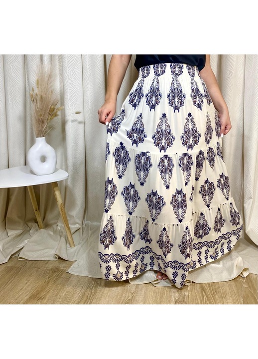 Дълга пола, Intisimo, еластична талия, многоцветна, Един размер INTL