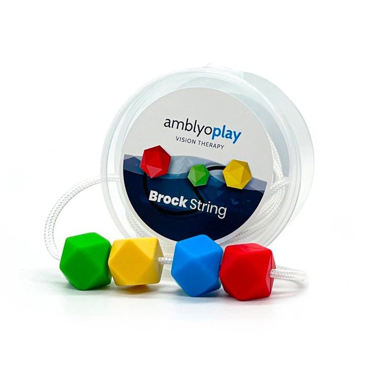 Sfoara pentru terapie vizuala Brock String, AmblyoPlay, 4 culori