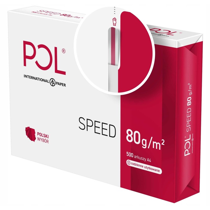 Hartie copiator A4, 80g, alb, set 500 foi