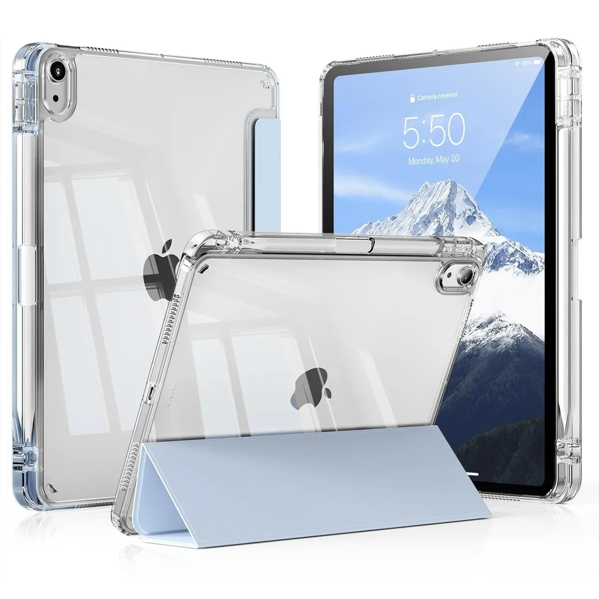 Husa protectie tablete, Rezistenta la socuri, Pentru iPad iPad 10th/11th Generation (10.9/11 Inch) Albastru ciel