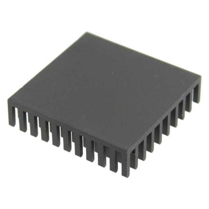 Radiator extrudat, aluminiu, 40x40mm, neagra, FISCHER ELEKTRONIK, T136882