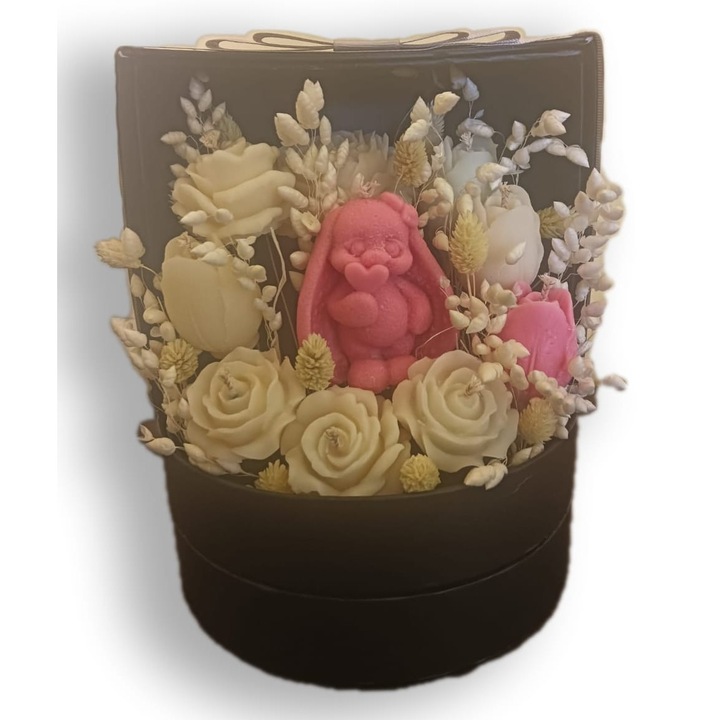 Aranjament din ceara naturala, parfum elegant, 800 g