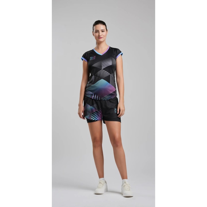 Tricou femei ELECTRYPHY Physical, Negru