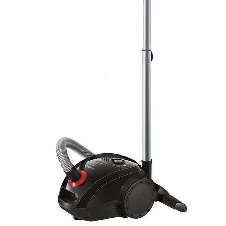 Aspirator cu sac Bosch BGL2A220, 3.5 l, Tub telescopic metalic, 600 W, Filtru Pure Air, Sistem Power Protect, Negru
