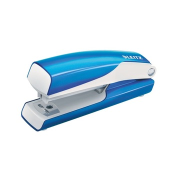Capsator Leitz MINI 5528, 10 coli, albastru metalizat Capsator Leitz MINI 5528, 10 coli, albastru metalizat