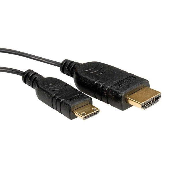 Cablu Slim HDMI la mini HDMI-C v1.4 1.2m, Roline 11.04.5630