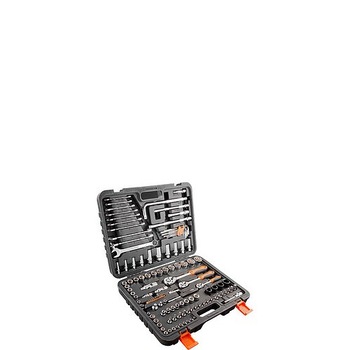 Trusa tubulare cu antrenor Neo 1/4'',1/2'', 3/8'', 120 piese, CrV Trusa tubulare cu antrenor Neo 1/4'',1/2'', 3/8'', 120 piese, CrV