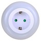 Lampa Veghe LED Flink, 0.5W, port priza, lumina rece