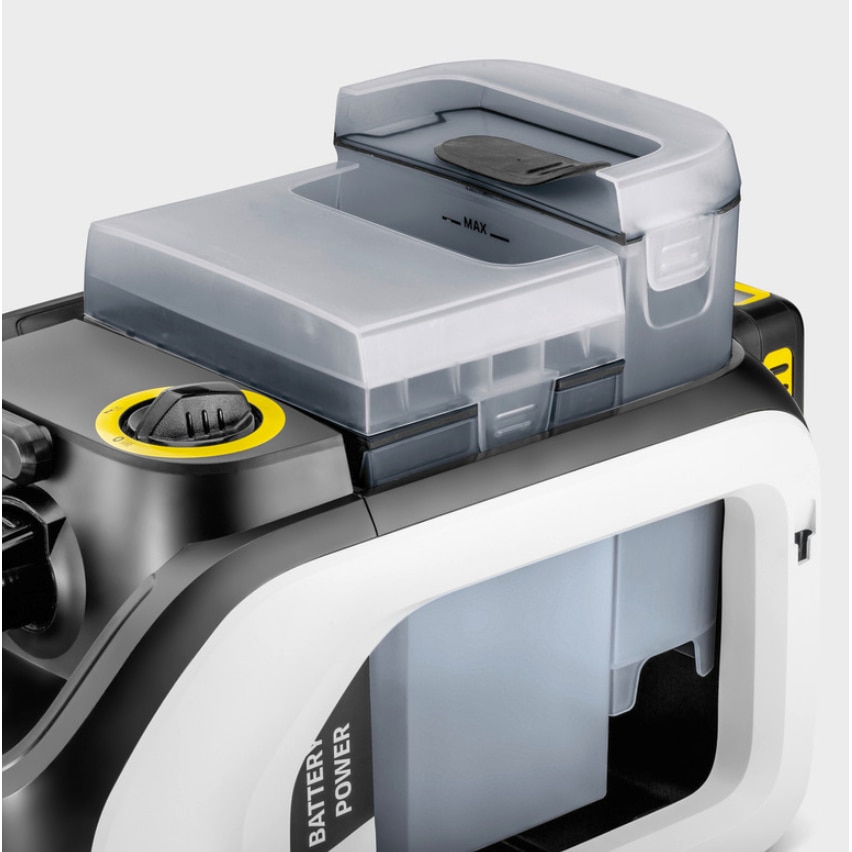 Aparat cu spalare prin injectie-extractie Karcher SE 3-18 Compact Home Battery, 184W, 1.7/2.9L, 18V Negru/Alb
