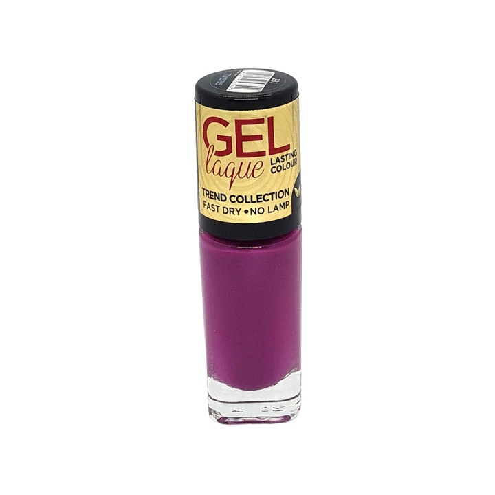 Lac de unghii (oja) Gel Laque 7 Days Eveline 8 ml Roz-Violet
