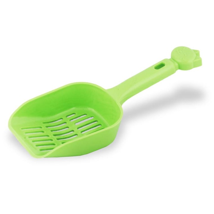 Állati hulladéklapát, Goliath, zöld, ergonomikus méretek