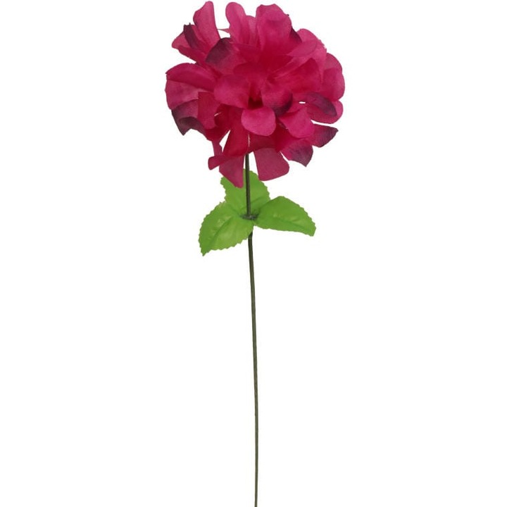 Műbordó krizantém, 35 cm, díszvirág szett