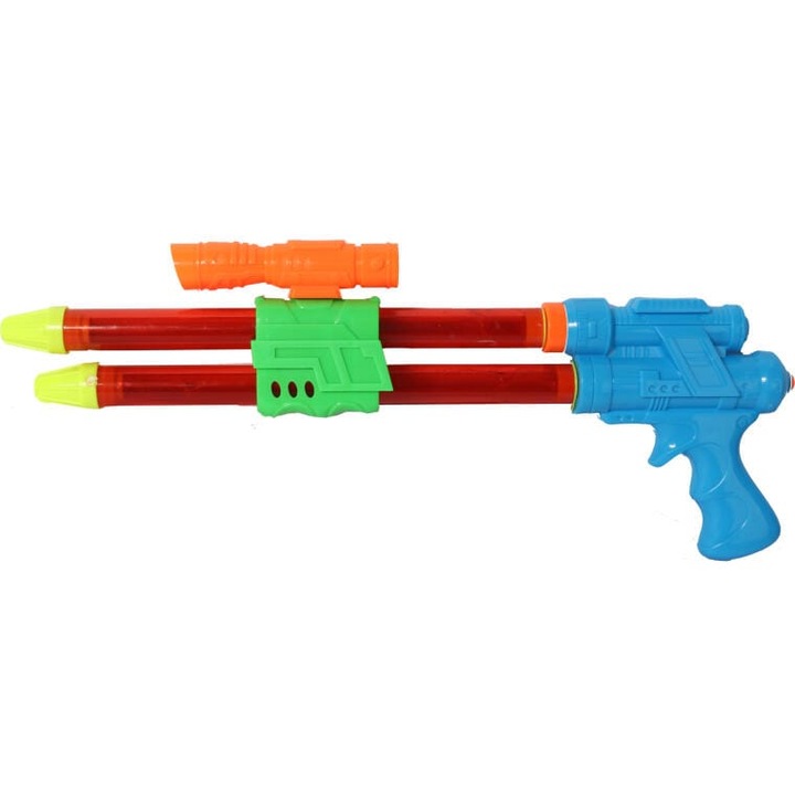 Goliath vízipisztoly, 50 cm, dupla csövű, többszínű