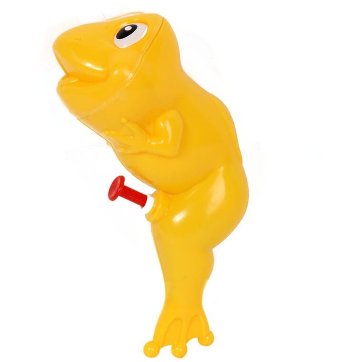 Goliath vízipisztoly, 15 cm, béka mintával, sárga