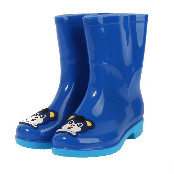 Детски гумени ботуши Goliat Wellington, водоустойчиви, удобни, сини, PVC, 31-32 EU