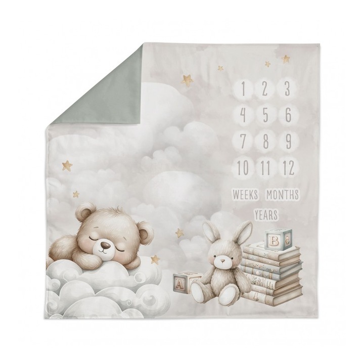 Material textil, Panou de bumbac 120x120 cm Baby dream, bumbac 100%