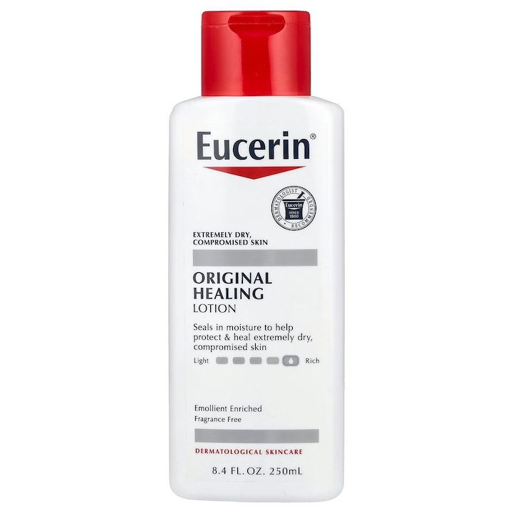 Hidratáló testápoló, Eucerin, Original Healing Lotion, 250 ml, illatmentes
