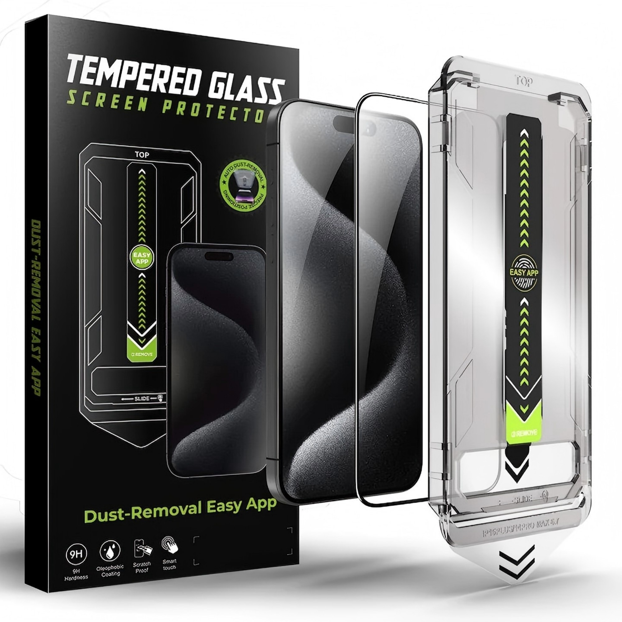 Set de 2 Folii Protectie din Sticla Securizata Bluvista® pentru iPhone 17 Air, Instalare Automata, Protectie 9H