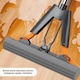 Mop Super Absorbant ZMR® cu Maner Telescopic Reglabil, Sistem Simplu de Stoarcere, Burete Inlocuibil, Ideal pentru Toate Tipurile de Podele – Parchet, Gresie, Marmura, Linoleum, Curatare Eficienta si
