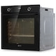 Cuptor incorporabil LDK, Clasa A, Capacitate 73 l, 10 functii, Grill, Turbo, Dezghetare, Timer, Iluminare cuptor Negru