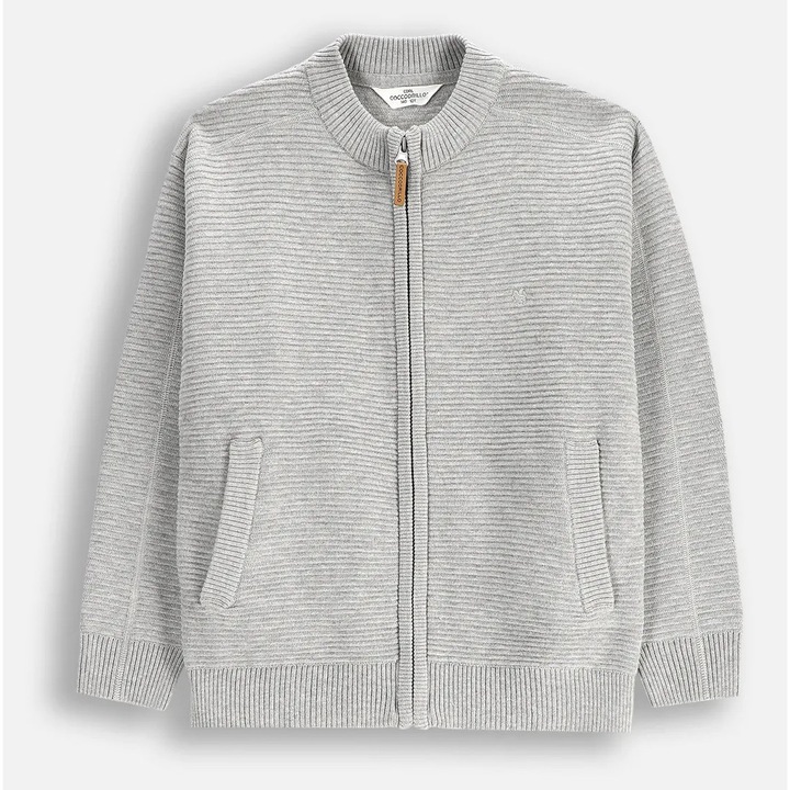 Cardigan Coccodrillo, gridwqfq, Gri