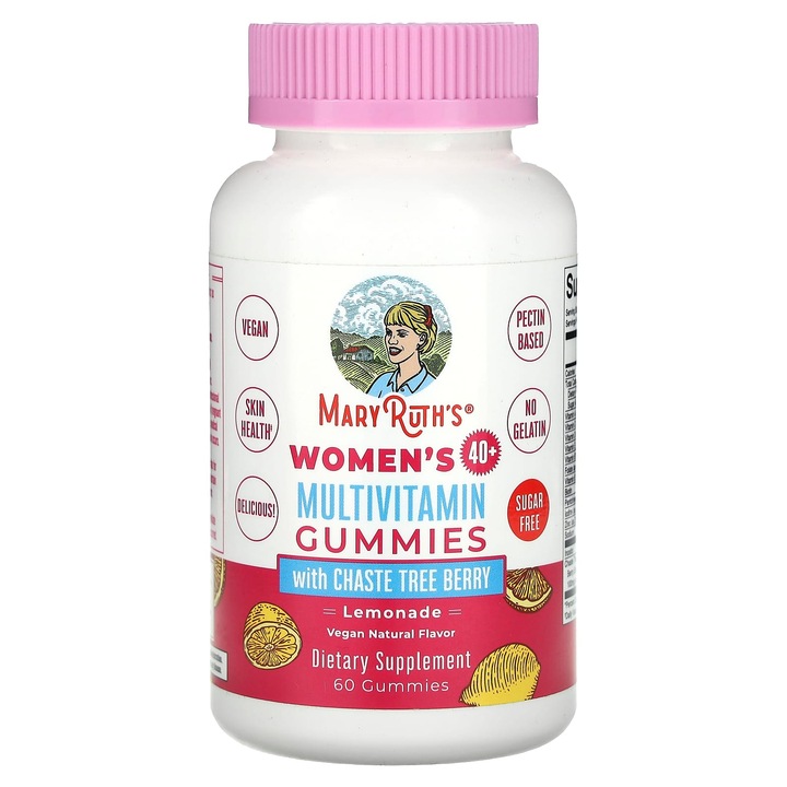 MaryRuth's, suplimente alimentare, multivitamine pentru femei 40+, cu fructe de padure, 60 gume