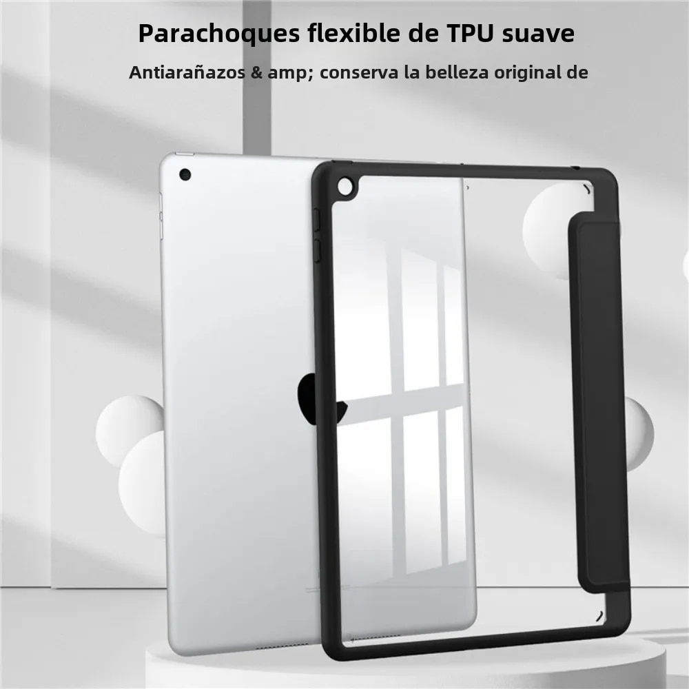 Husa tableta, Compatibil cu Apple iPad 9th/8th/7th generation 10,2'', Negru