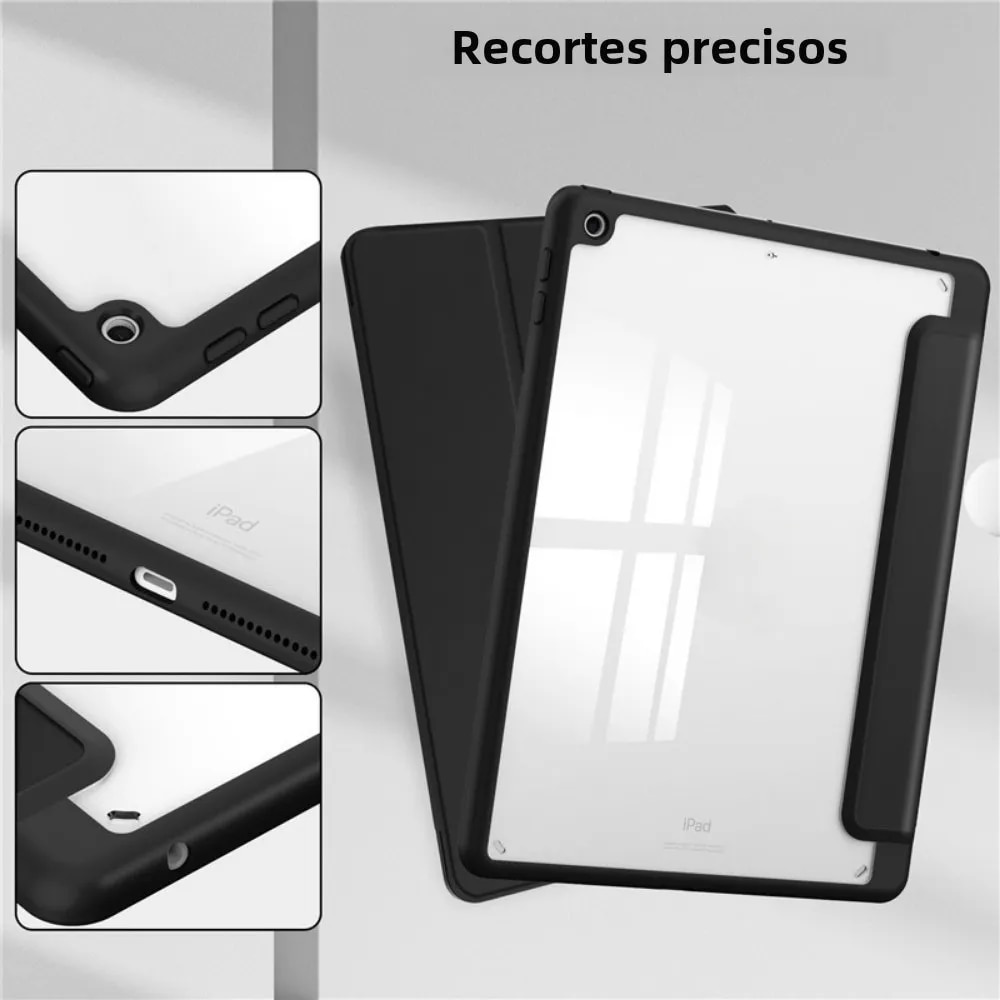Husa tableta, Compatibil cu Apple iPad 9th/8th/7th generation 10,2'', Negru