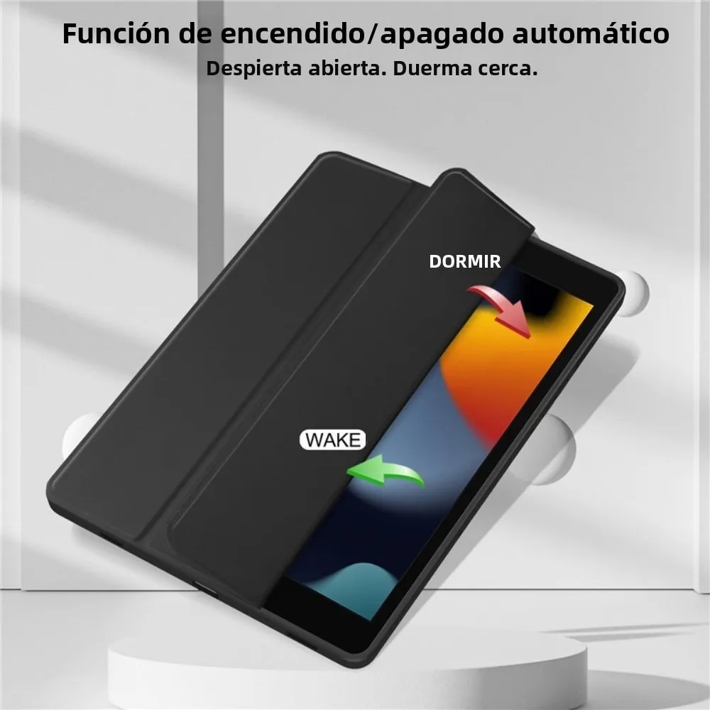 Husa tableta, Compatibil cu Apple iPad 9th/8th/7th generation 10,2'', Negru